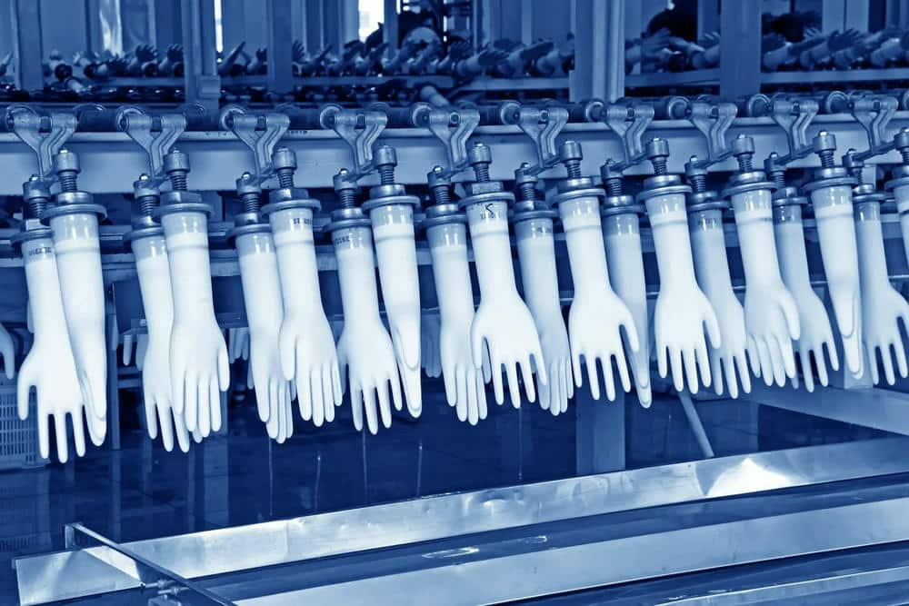 nitrile gloves manufacturing process